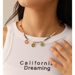 Metempsychosis Necklace----Handmade Natural Stones 18K Gold Plated