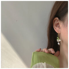 Beautiful Lily Of The Valley Earrings Necklace