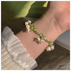 Beautiful Lily Of The Valley Earrings Necklace
