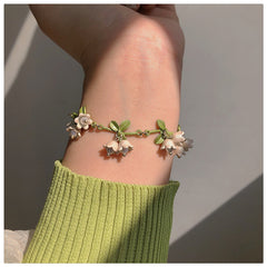 Beautiful Lily Of The Valley Earrings Necklace