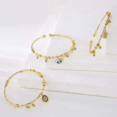 Eye Eye Banged 18K Gold Plated Free Size