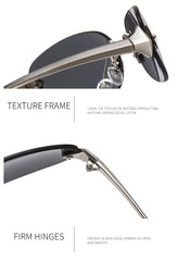 Y2K Rimless Oval Sunglasses