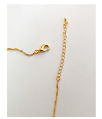 18k Gold-filled Vintage Rose Necklace