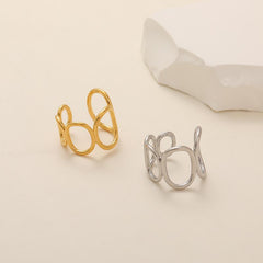 18k Gold-Plated Circle Ring