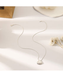Shell Necklace/Earrings 18k Gold Plated
