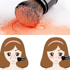 Cute Retractable Large Powder Makeup Brush #Pink